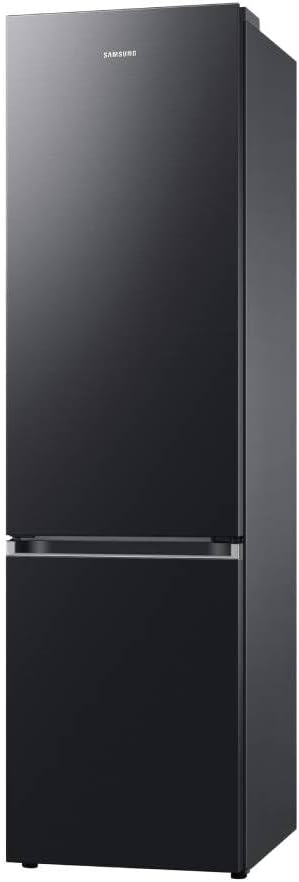 Samsung RB38C607AB1/EF Réfrigérateur-Congélateur, 203 cm, 387 l, Réfrigérateur AI avec Compartiment Congélateur, Wifi et AI Energy Mode, Humidity Fresh plus, Premium Black Steel(Noir)