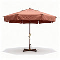 Parasol de jardin en polyester avec structure en métal - 200 x 200 x 250