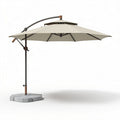 Parasol de jardin avec support en béton - 300 x 300 x 250