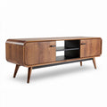Meuble TV en bois avec rangement pour salon - 150 x 40 x 50