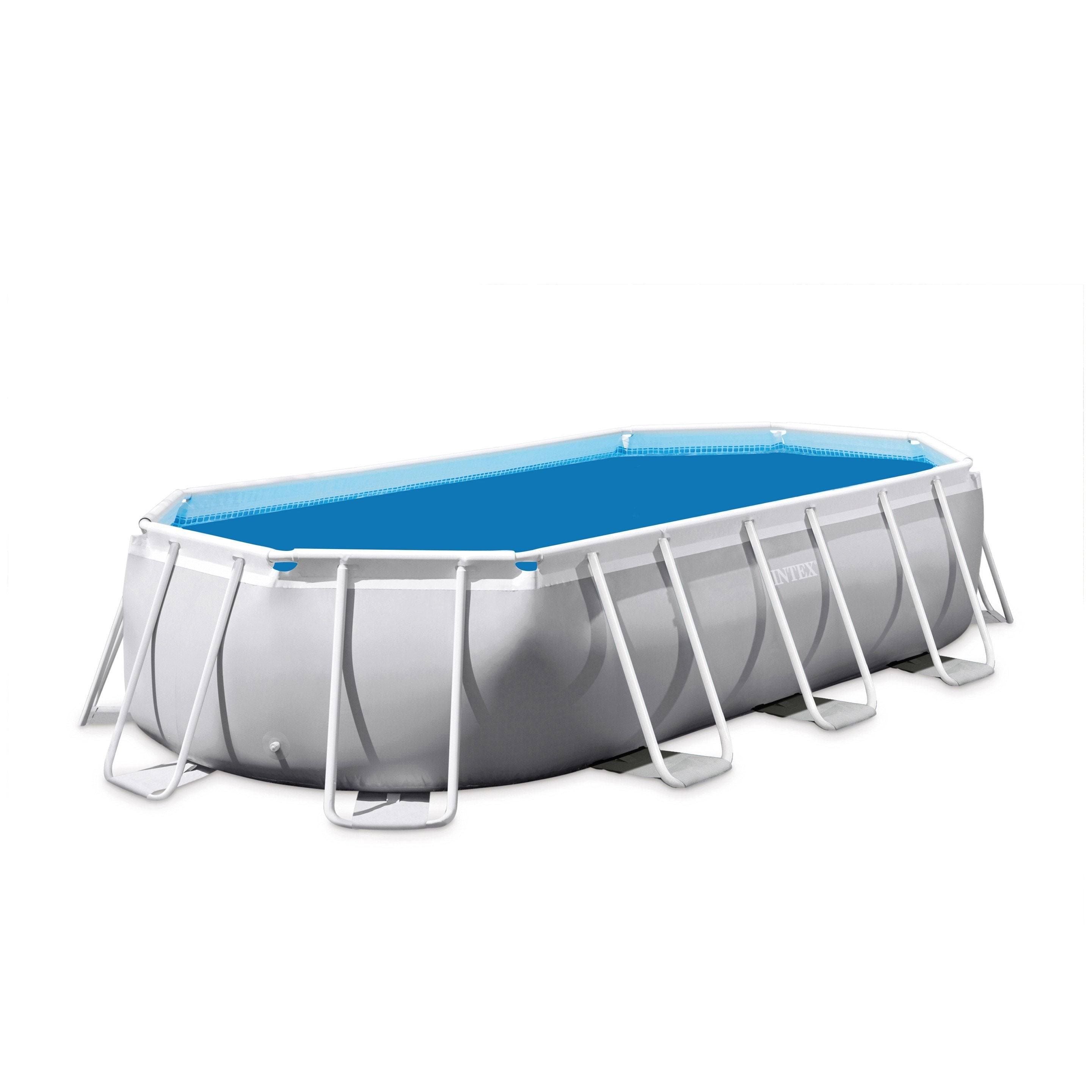 Swimming Pool Cover Intex 6,10 m x 3,05 m Blue(Gris/Bleu)