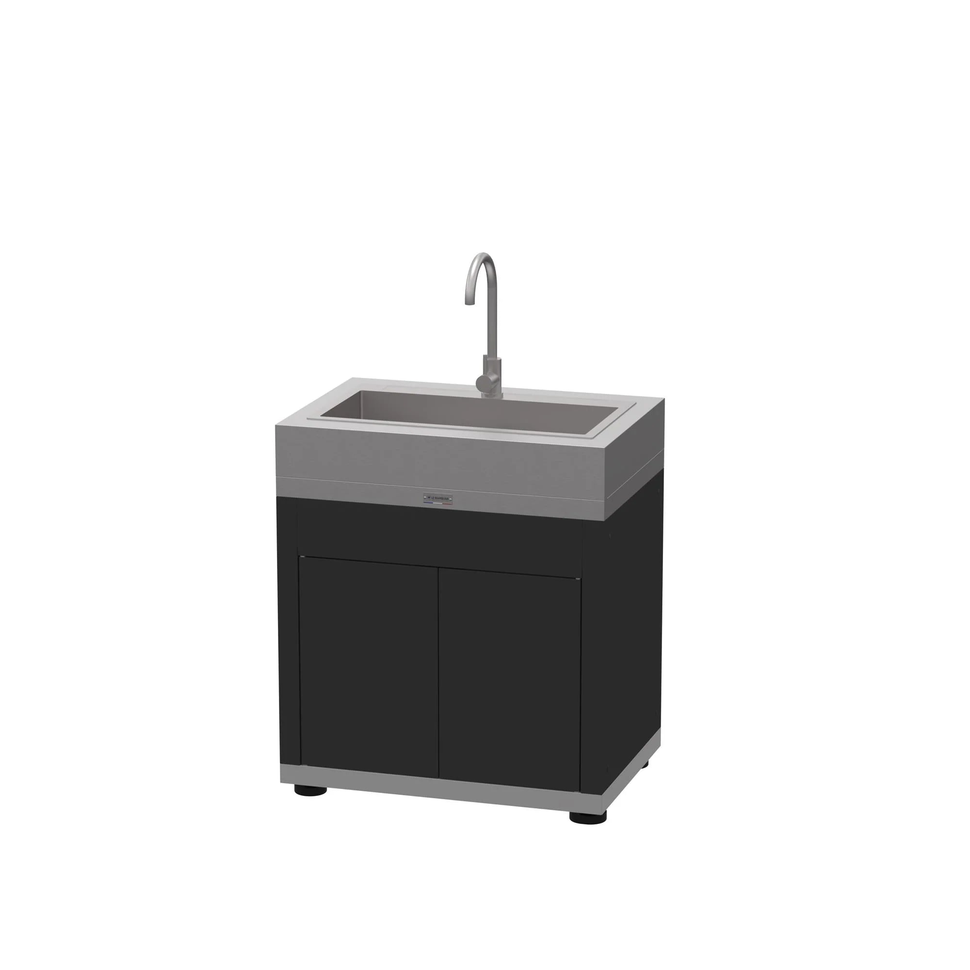 Meuble Avec Evier Integre, 80 X 55 cm Duo Le Marquier(SELLER_2119_79085)