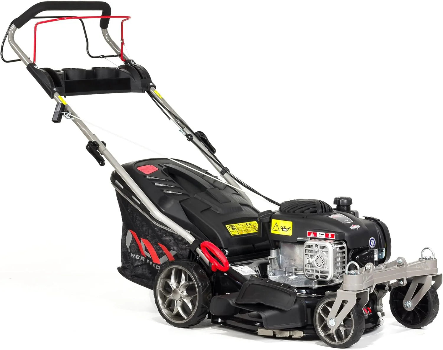 NAX 1000S tondeuse thermique 125cm³, 42cm, panier 45L, moteur BS, entraînée