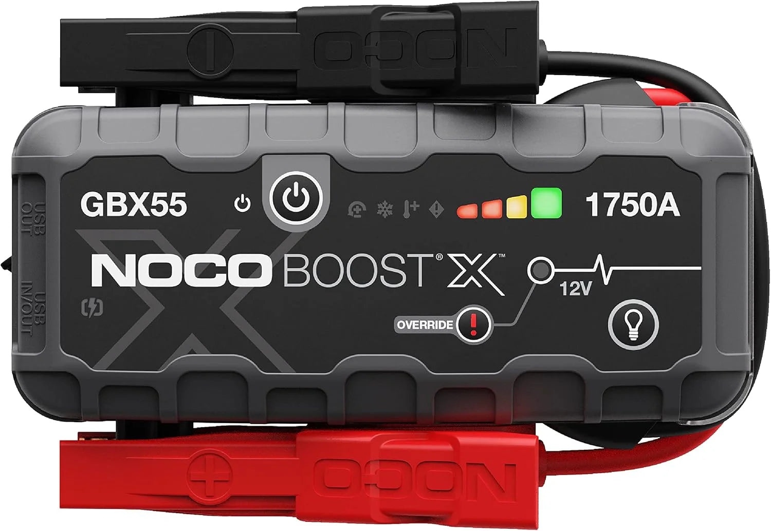 NOCO GBX55 booster batterie 12V 1750A, USB-C, essence jusqu'à 7,5L, diesel 5L