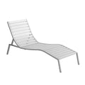 Chaise longue extérieure en aluminium(Gris)