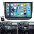 Carplay 10 Ecran tactile Android 13 Autoradio GPS 2+32G compatible pour Viano 2004 2011 Vito 2010 2015 TRPAMBVIA(Noir)