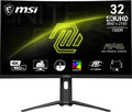 MSI MAG 321CUP Écran PC Gaming Incurvé 32 UHD - Dalle VA 1500, 3840x2160, 160 Hz / 1 ms, 16:9, Adaptive Sync - DisplayPort 1.4a, USB Type-C (DP Alt. avec Power Delivery 15 W), HDMI 2.1 CEC(Noir)