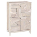 Buffet Archita en mdf-manguier, dossier en mdf(Beige/2 Portes - 2 Tiroirs - 85 X 42 X 123 Cm)