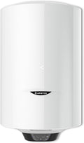 PRO1 ECO 80L - Chauffe-eau Electrique Vertical Mural Ø450 mm - Intelligent Fonction ECO - Classe B - Conçu et fabriqué pour être installé en France(Blanc)