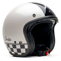 Casque jet Dexter ELEMENT CUP(Noir/Blanc)